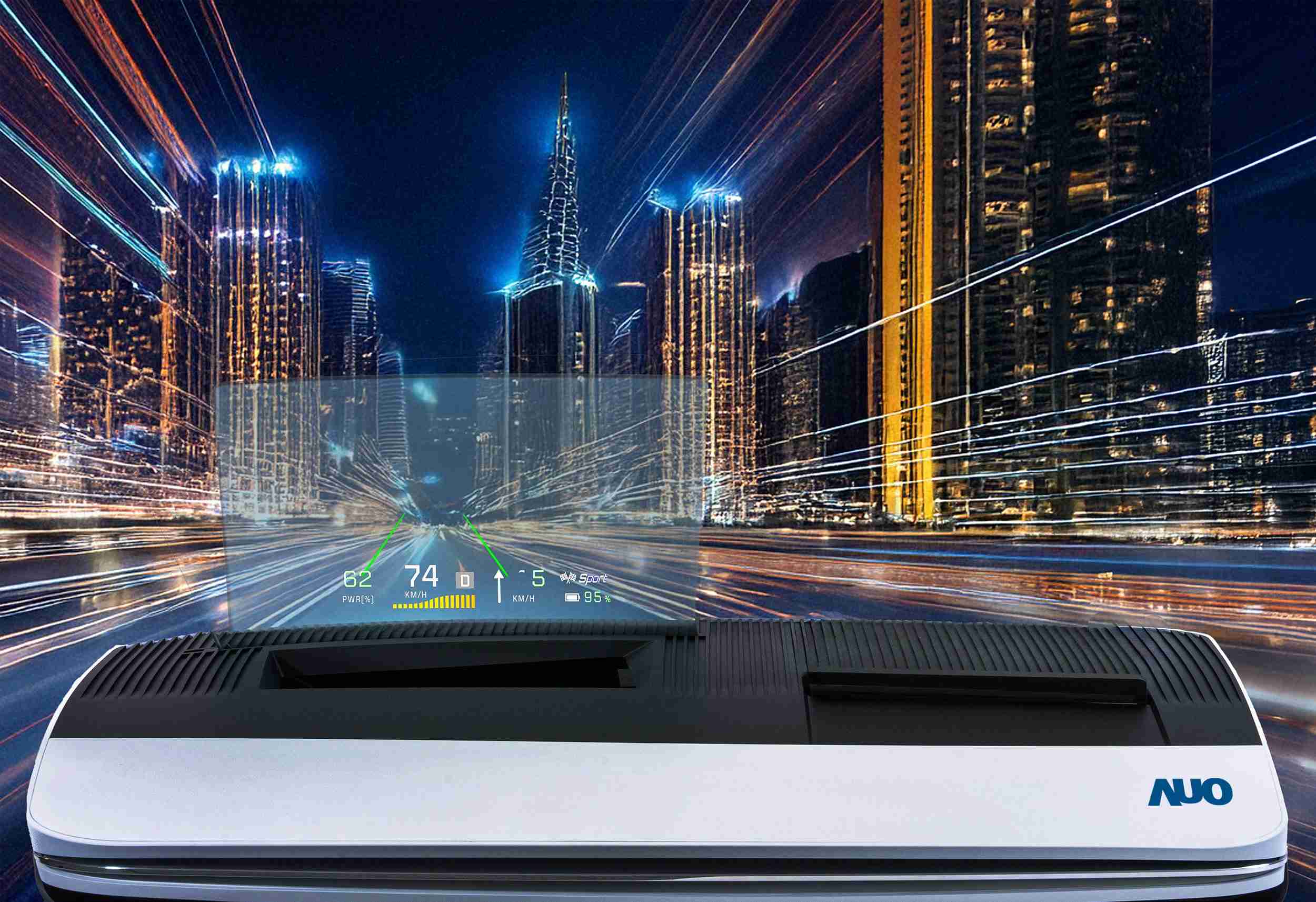 william威廉中文官网推出13吋Micro LED抬头显示器，，提供高入眼亮度、、、、高色彩饱和度的显示质量，，，在阳光下或黑暗中都清晰可见，，，，并利用Micro LED模块体积小的优势，，，，解决车用空间有限的痛点